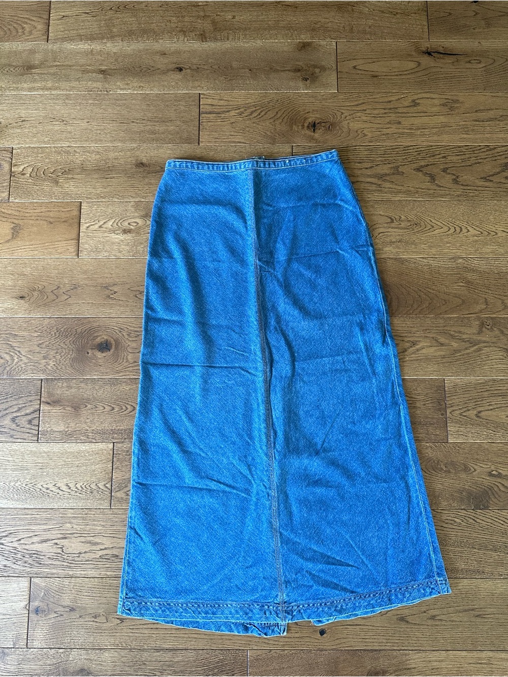 Vintage Gap 100% Cotton Denim Maxi Skirt Sz 8
